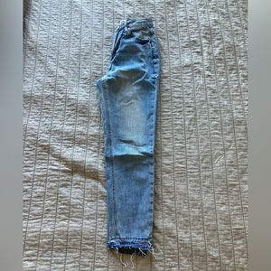INSANE GENE High Rise Girlfriend Jeans